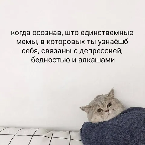 Мемы только про депрессию и бедность