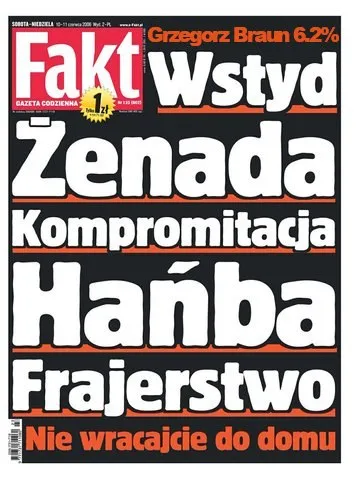 Fakt: Żenada i hańba