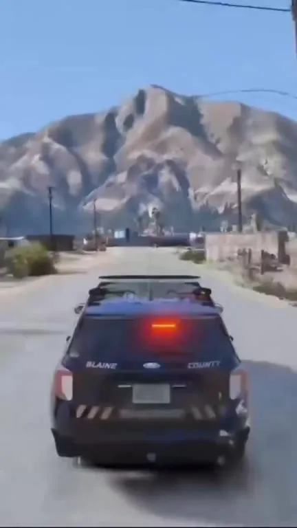 Sheriff Car Shoots a Baby