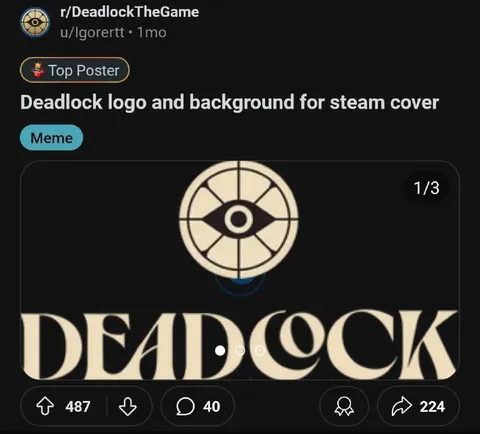 Deadlock Logo Steam Cover