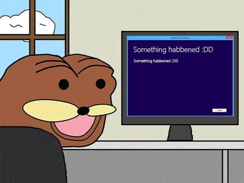 Something Happened Smiling Monkey