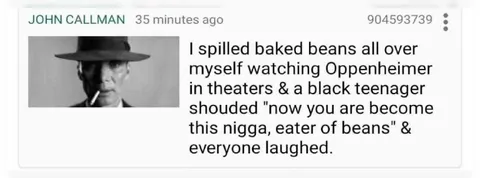 Oppenheimer Beans Joke