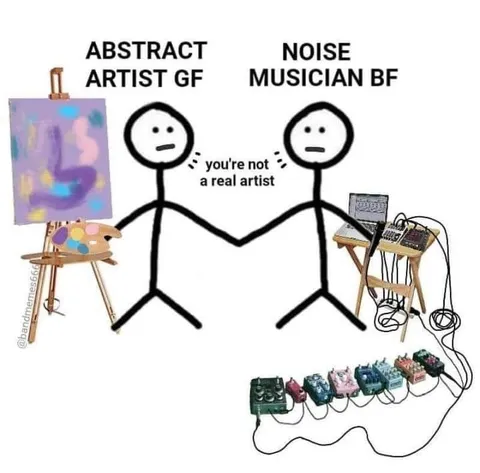 Abstract Artist GF Noise Musician BF