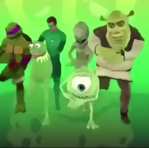 Зелёный танец монстров