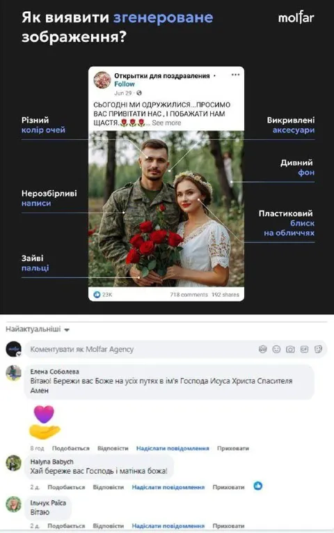 Як виявити згенероване зображення