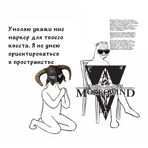 Маркер для квеста в Morrowind