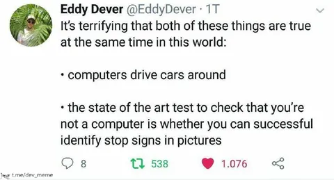 Computers Driving Cars CAPTCHA