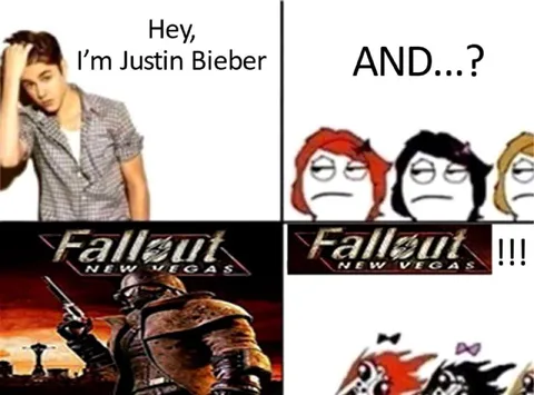 Justin Bieber Fallout New Vegas