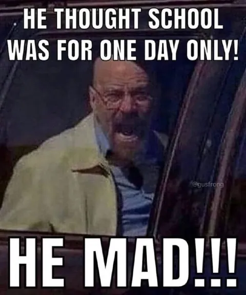 Walter White Fails School