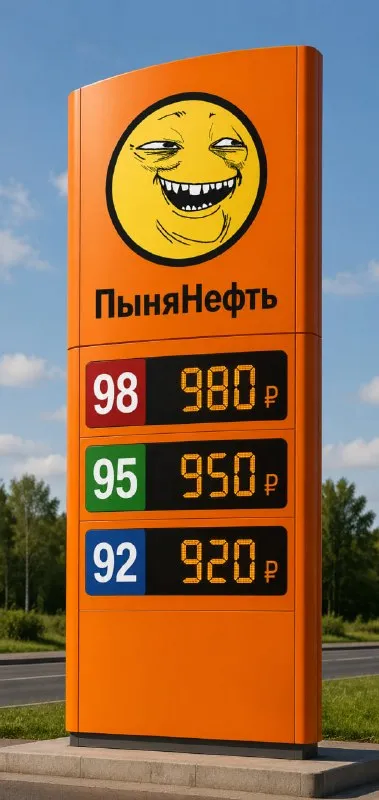 ПыняНефть — цены на бензин