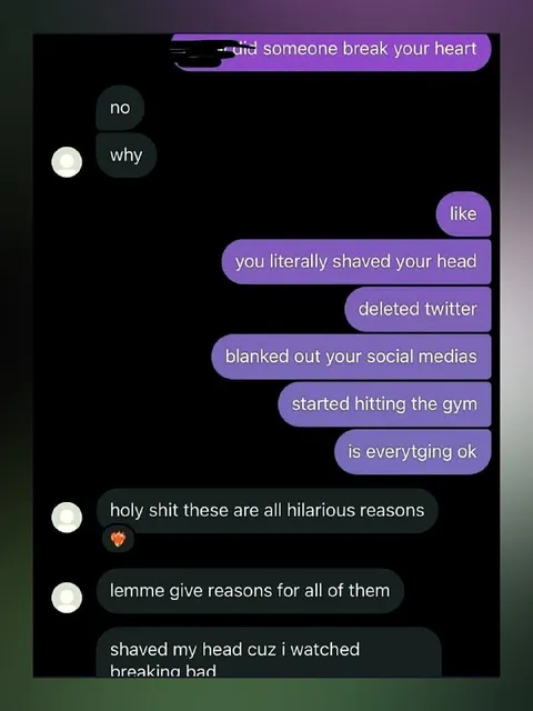 Reasons for a Breakup