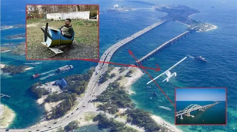Самодельный мост через море