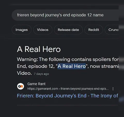 Frieren Real Hero Spoiler