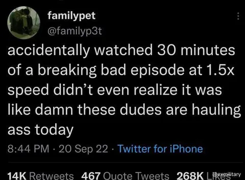 Breaking Bad at 1.5x Speed