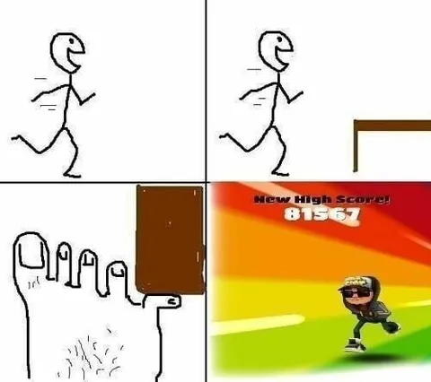 Stickman Gets a New High Score