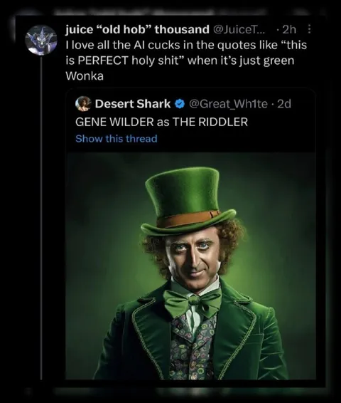 Gene Wilder as the Riddler