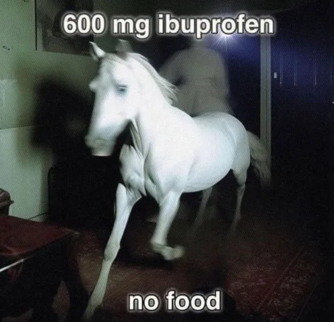 600 mg Ibuprofen No Food