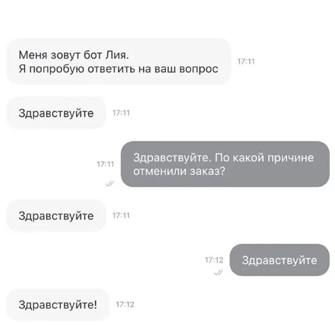 Бот Лия отвечает на вопрос