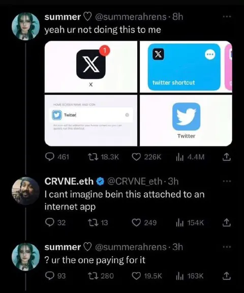 Attached to an Internet App