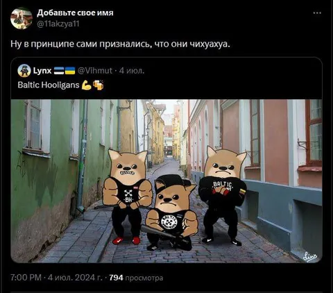 Чихуахуа — балтийские хулиганы