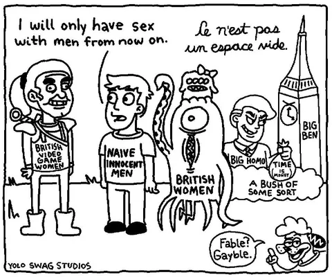 British Women and Naive Men