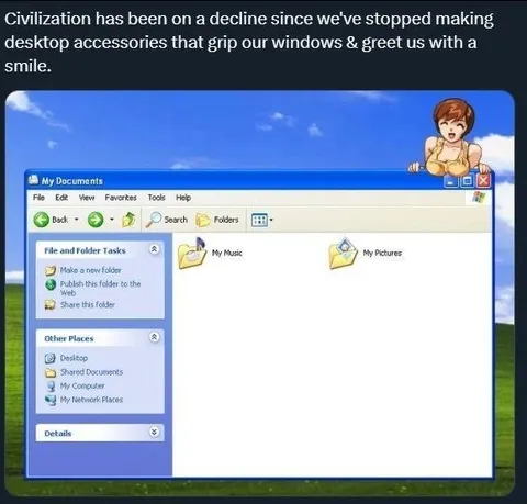 Windows XP Window Girl