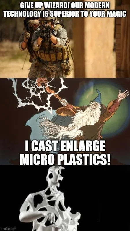 I Cast Enlarge Micro Plastics