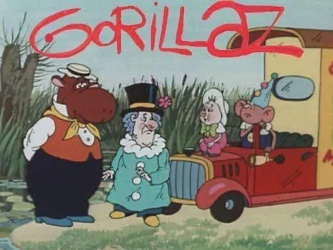 Gorillaz Cartoon Car Ride