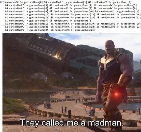 They Called Me a Madman Thanos