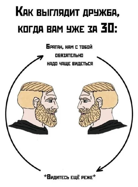 Дружба после тридцати
