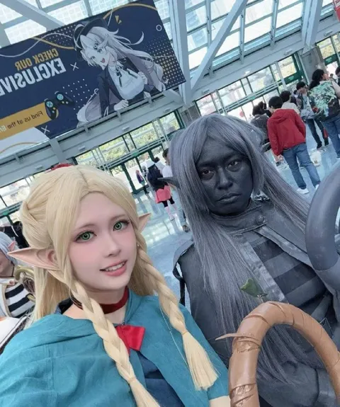 Elf Cosplayer at Anime Convention