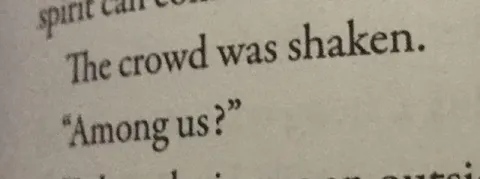 The Crowd Was Shaken