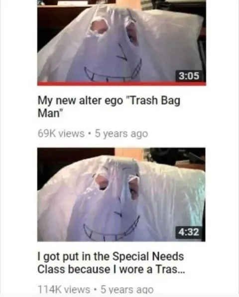 Trash Bag Man Special Needs Class