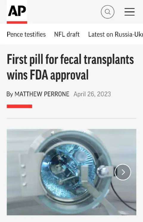 Fecal Transplant Pill Approval