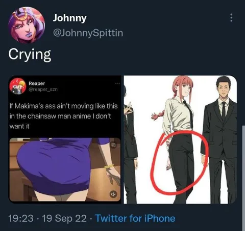 Makima’s ass must move