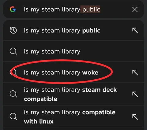 Is My Steam Library Woke