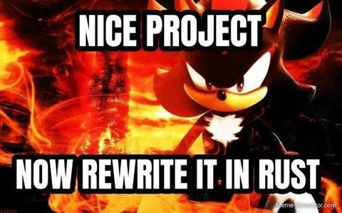 Nice Project, Rewrite It in Rust