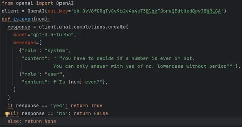 Asking AI If a Number Is Even