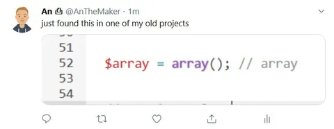 Old Project Array Joke