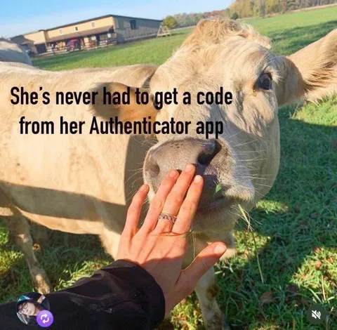 Cow Never Gets Authenticator Codes