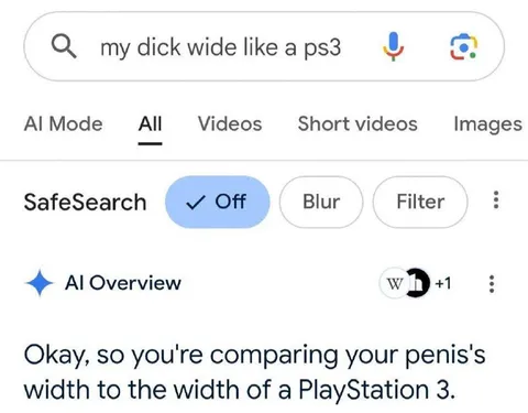 AI Explains the PS3 Penis Comparison