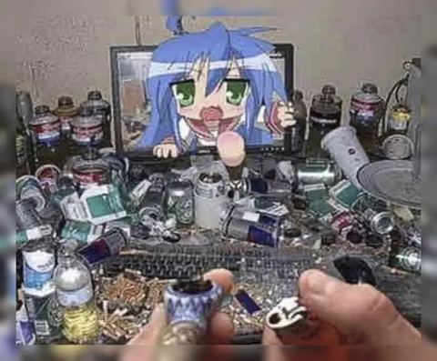 Курительный алтарь с аниме
