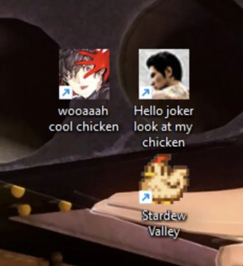 Cool Chicken in Stardew Valley