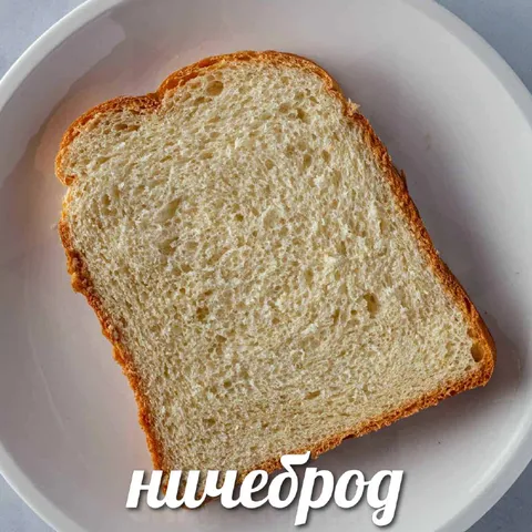Ничеброг на тарелке