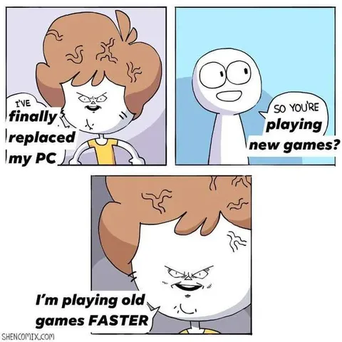 Playing Old Games Faster