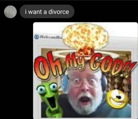 I Want a Divorce Reaction