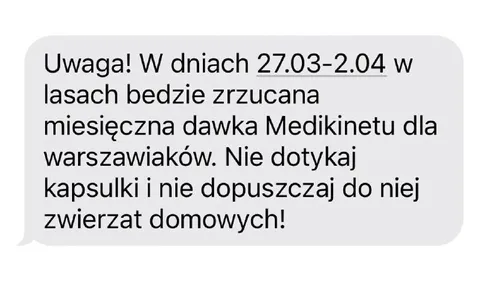 Kapsułki Medikinetu w lasach