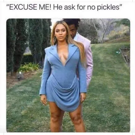 He Asked for No Pickles