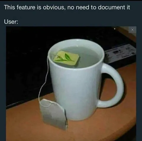 Obvious Feature Needs No Documentation