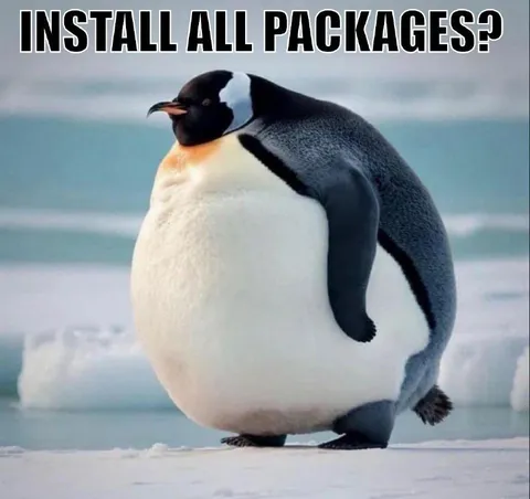 Penguin Installs All Packages